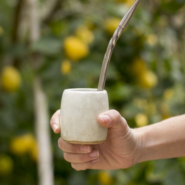 Mate mini crema con pintas