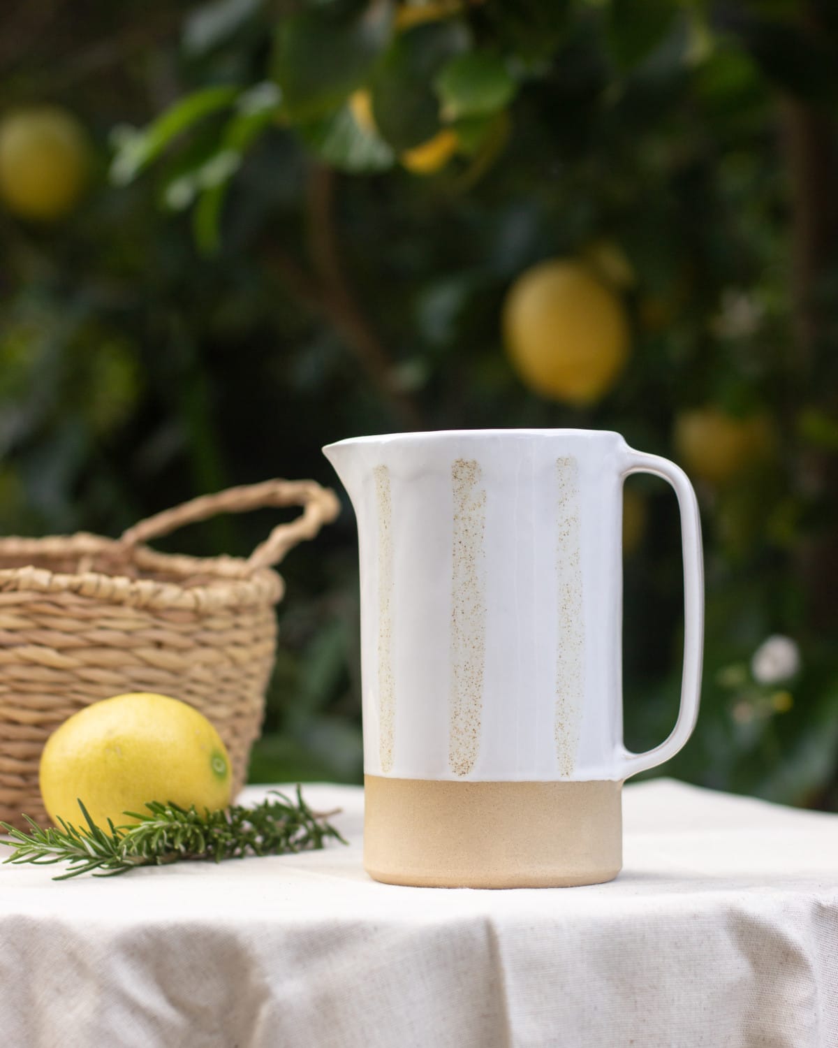 Jarra Hué colección Vanesa rayas