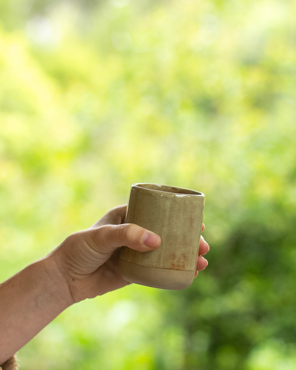 Pocillo o mate mediano verde Musgo